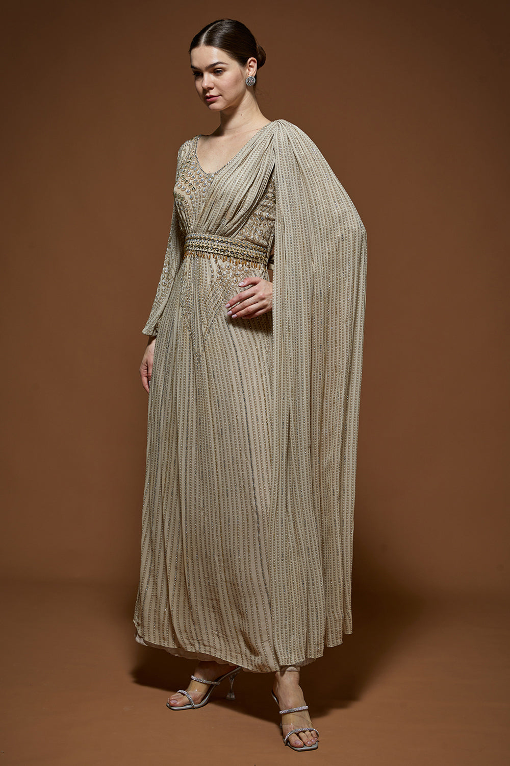 Beige Color Kaftan