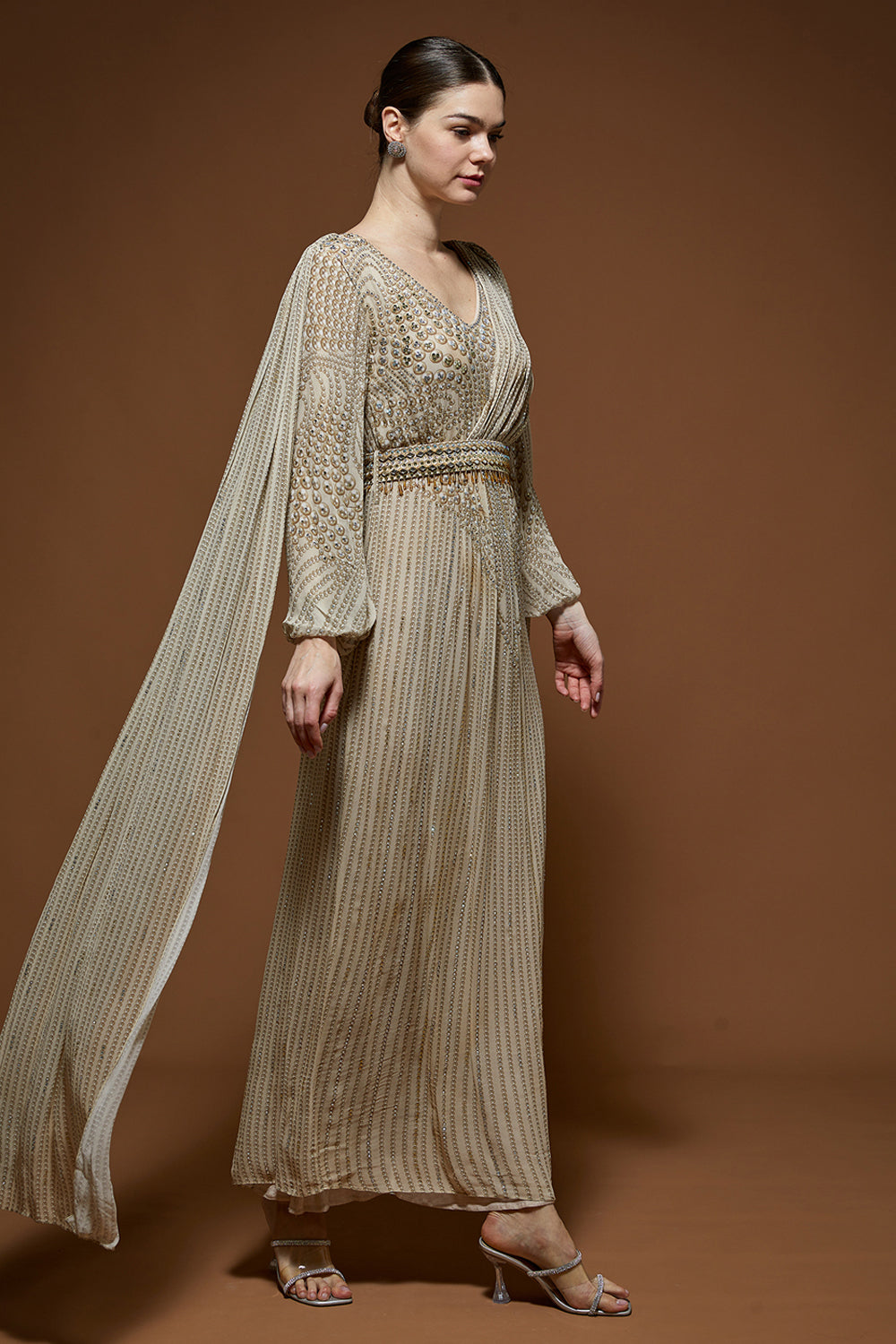 Beige Color Kaftan