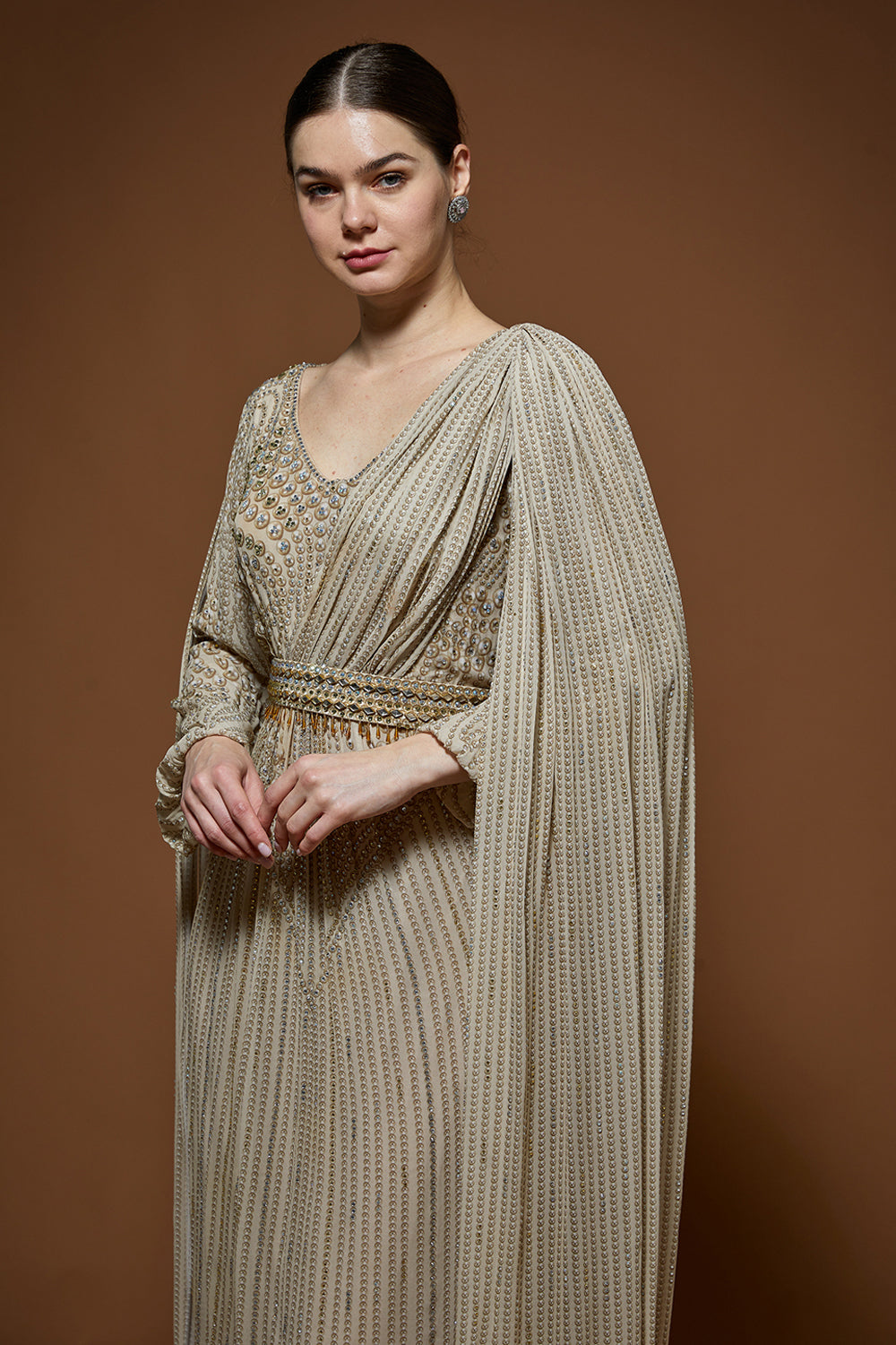 Beige Color Kaftan