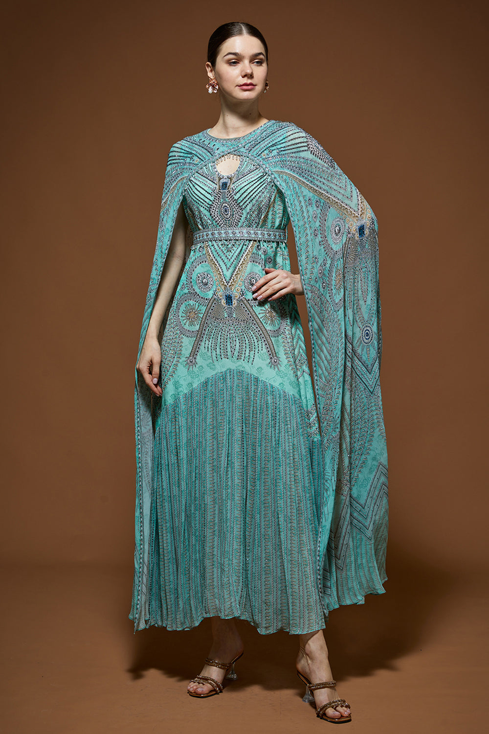 Light Aqua Kaftan