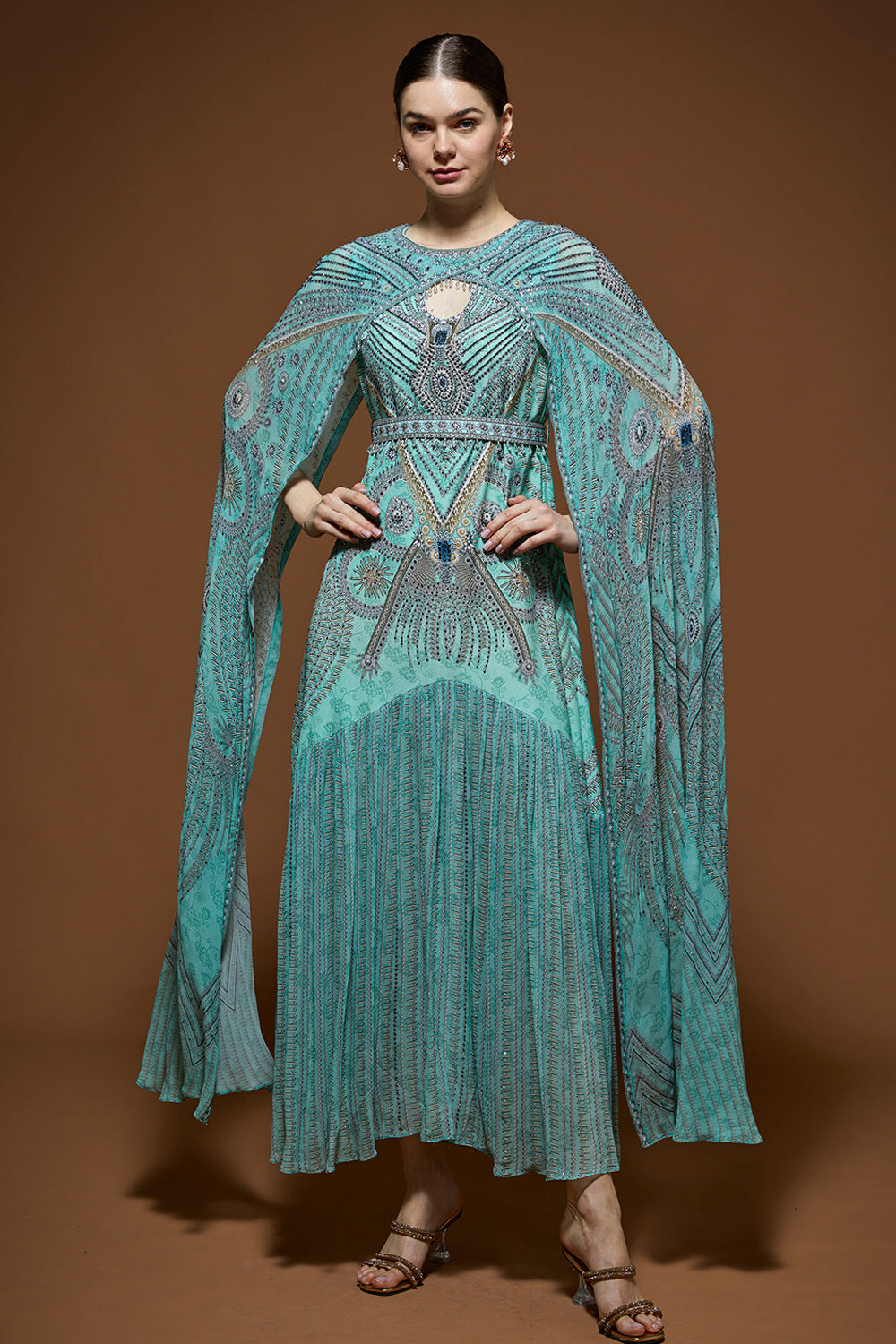 Light Aqua Kaftan