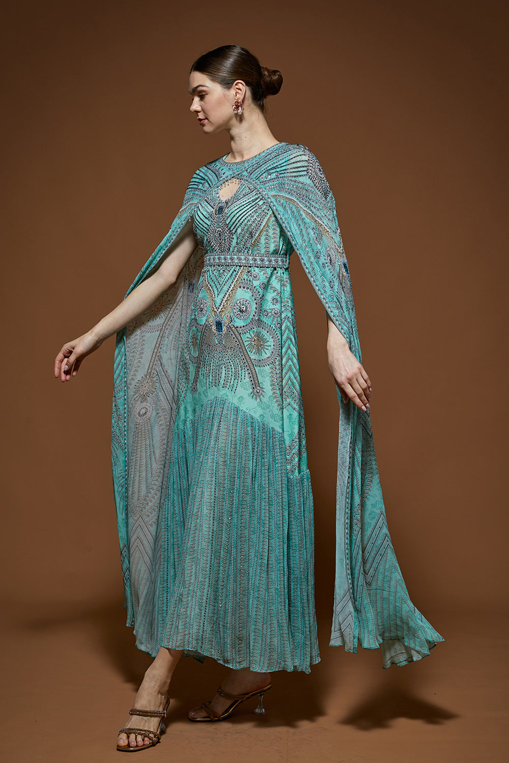 Light Aqua Kaftan