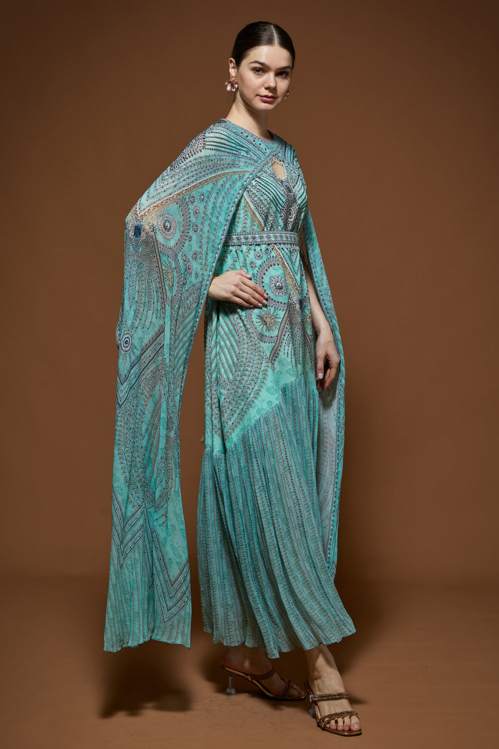 Light Aqua Kaftan