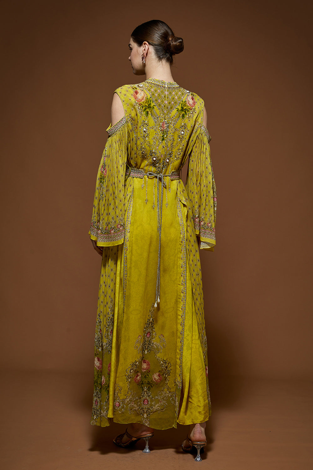 Lime Yellow Kaftan