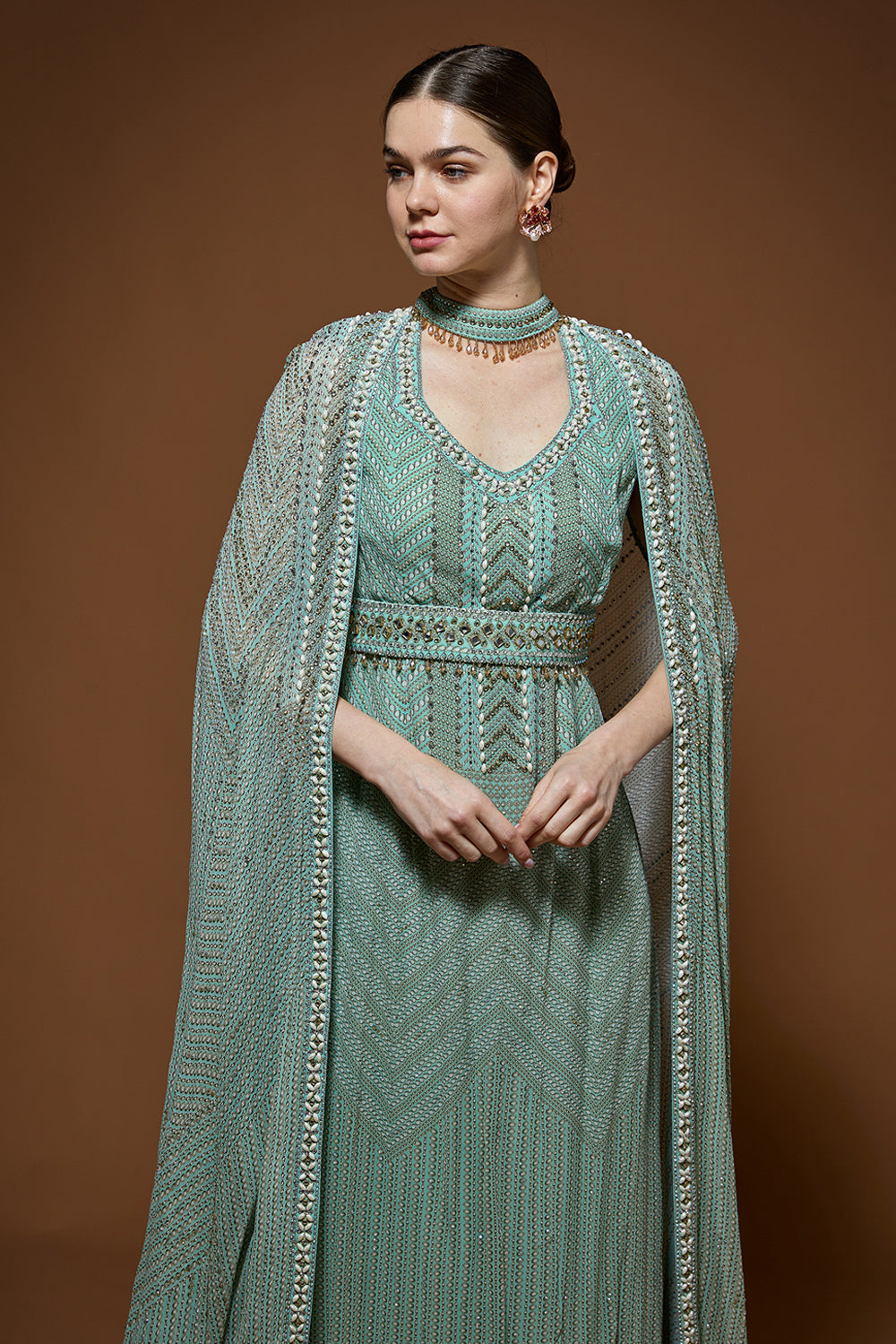 Aqua Kaftan