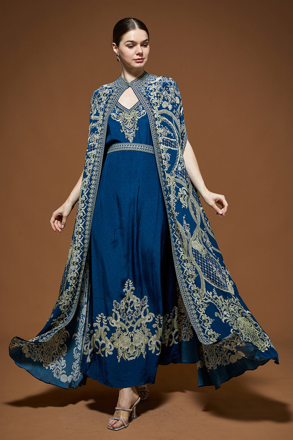 Cobalt Blue Kaftan