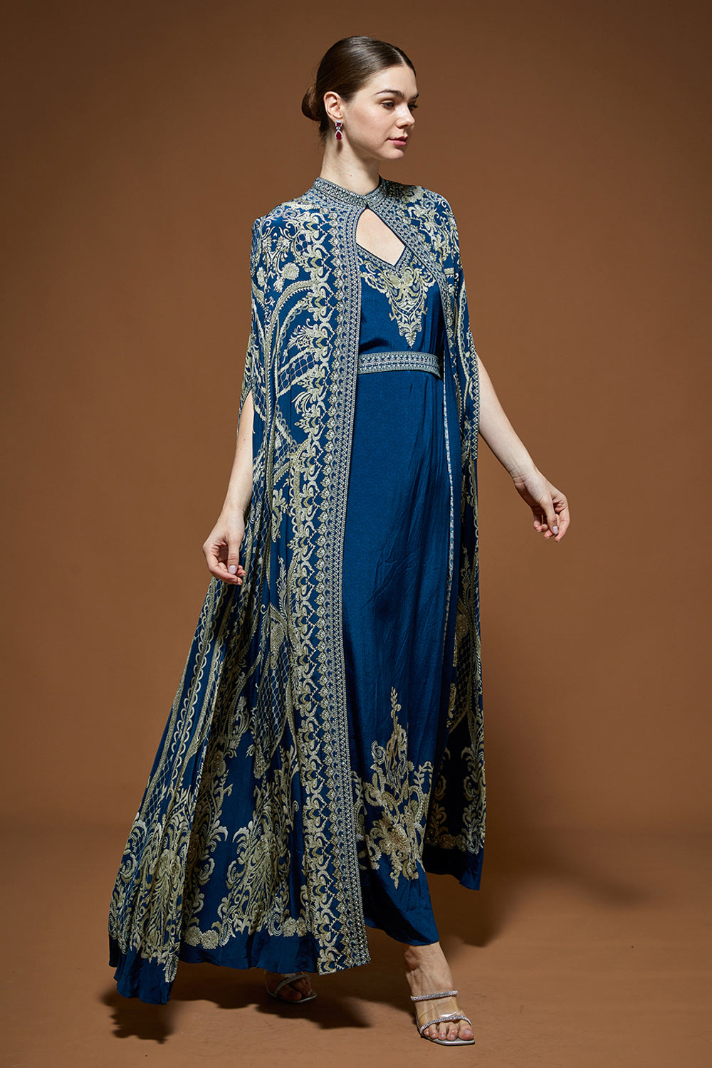 Cobalt Blue Kaftan