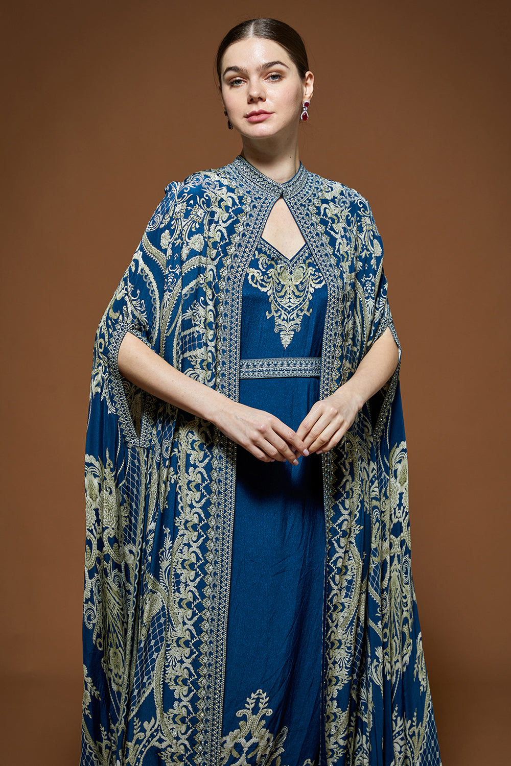Cobalt Blue Kaftan