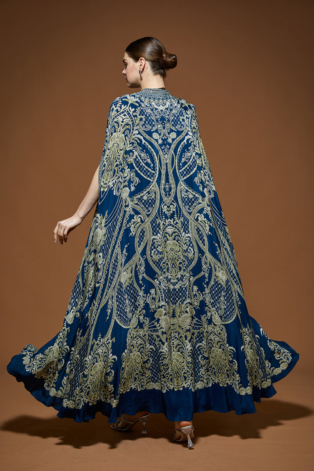 Cobalt Blue Kaftan