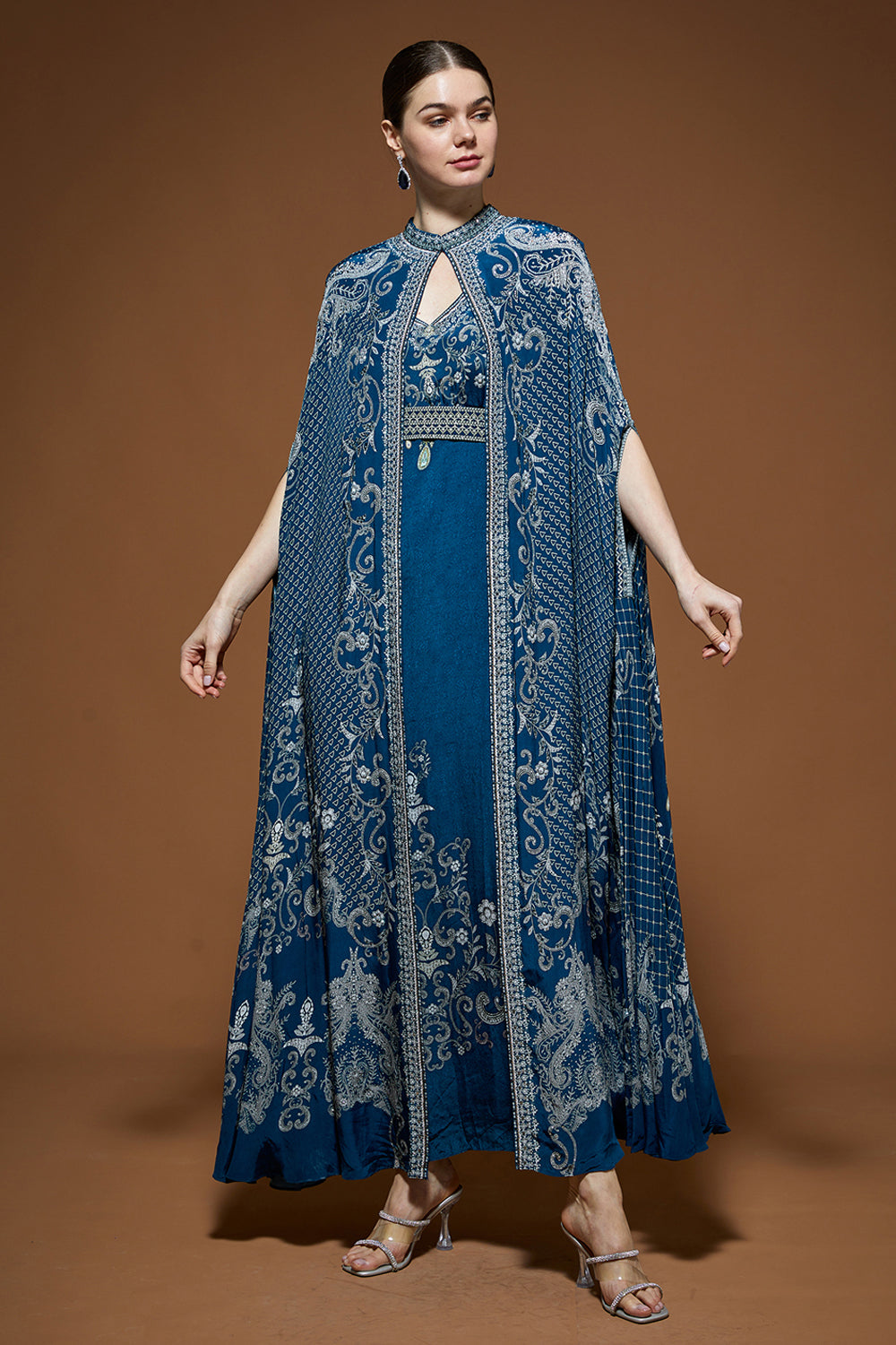 Navy Blue Kaftan