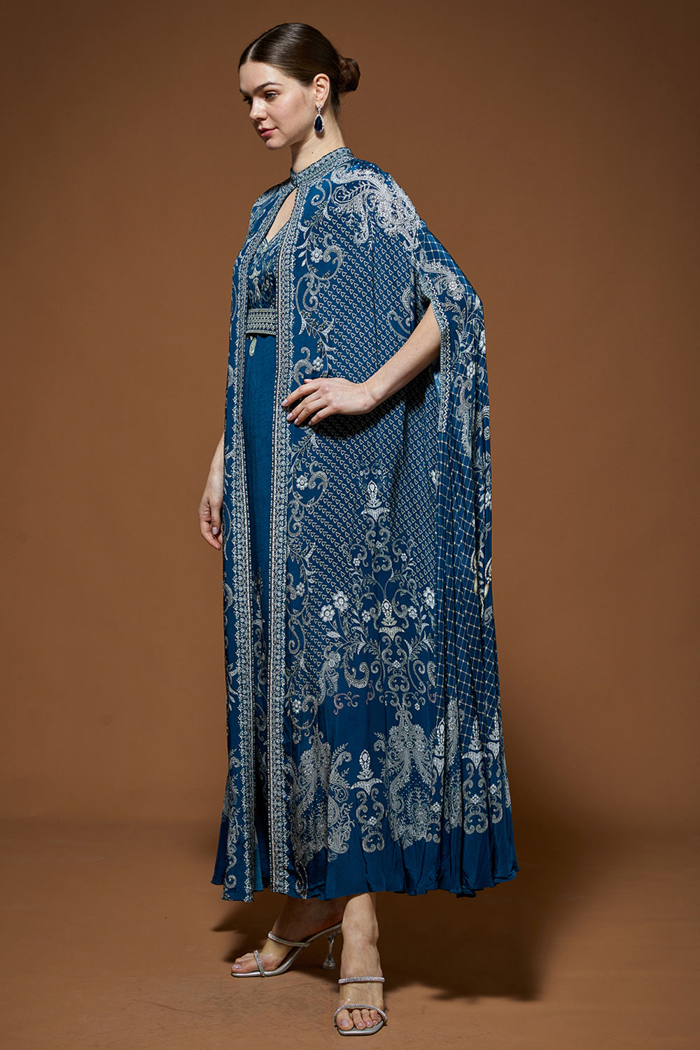 Navy Blue Kaftan