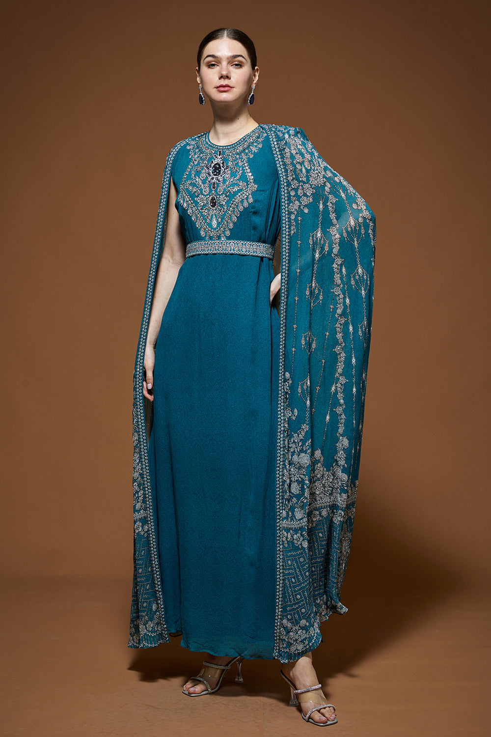 Teal Kaftan