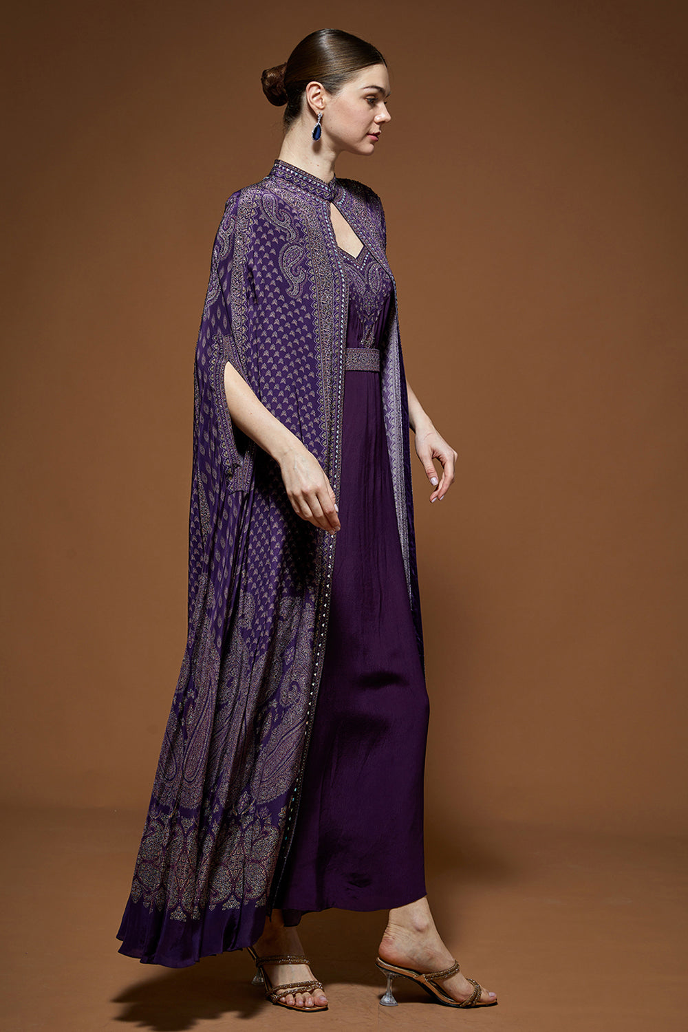 Dark Wine Kaftan