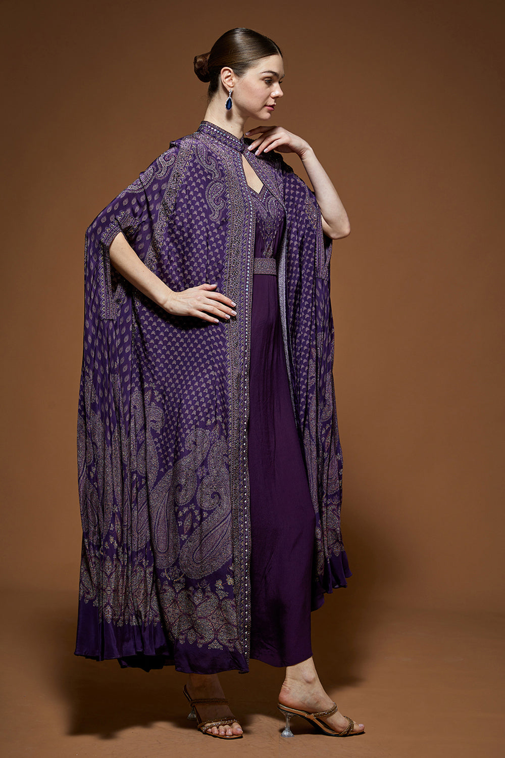 Dark Wine Kaftan