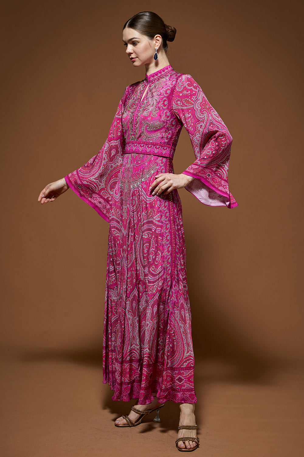 Regal Paisley Gown