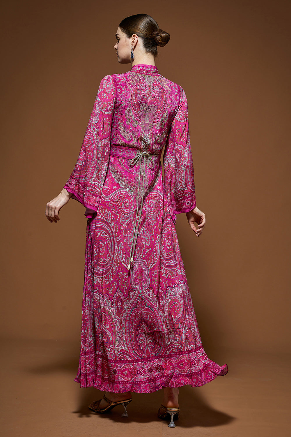Regal Paisley Gown