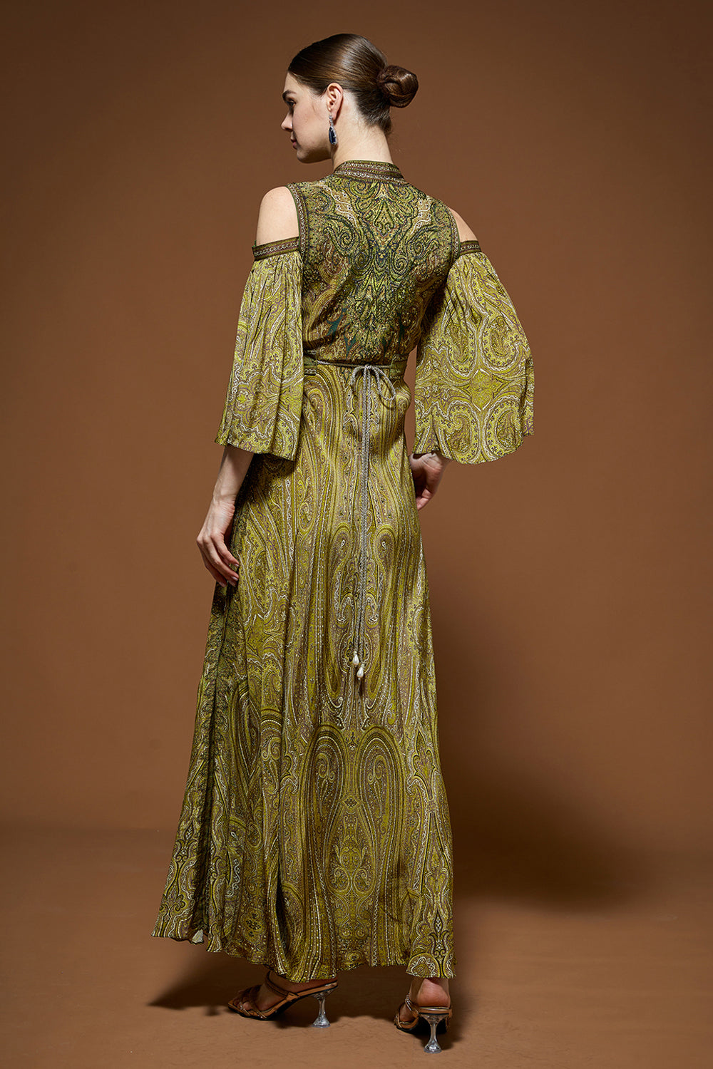 Regal Paisley Gown