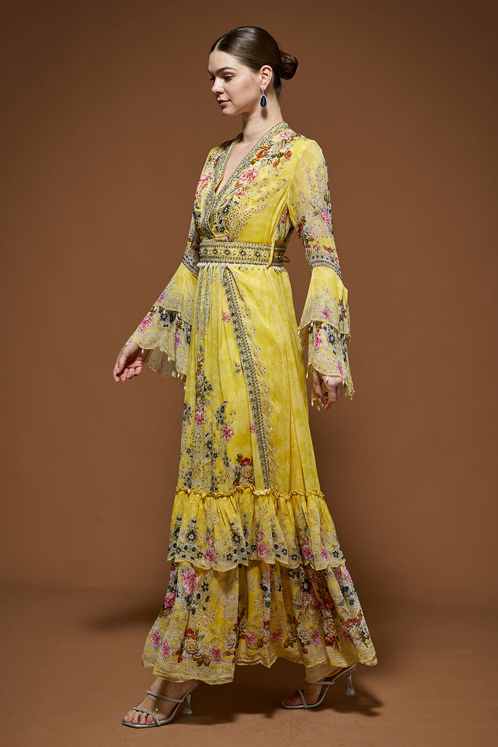 Lime Yellow Kaftan