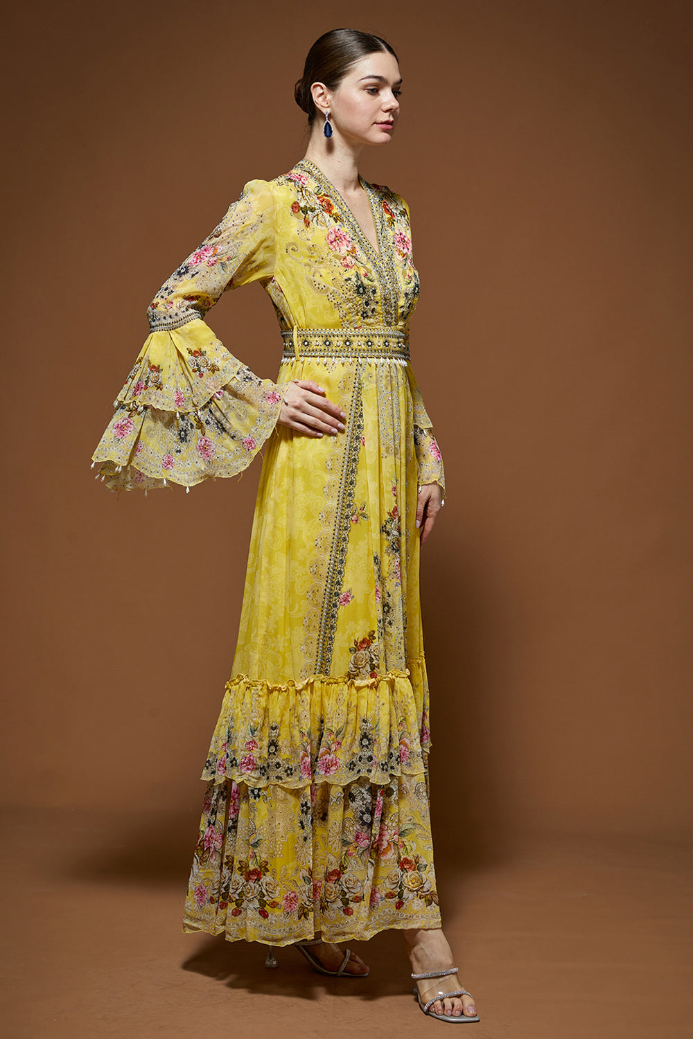 Lime Yellow Kaftan