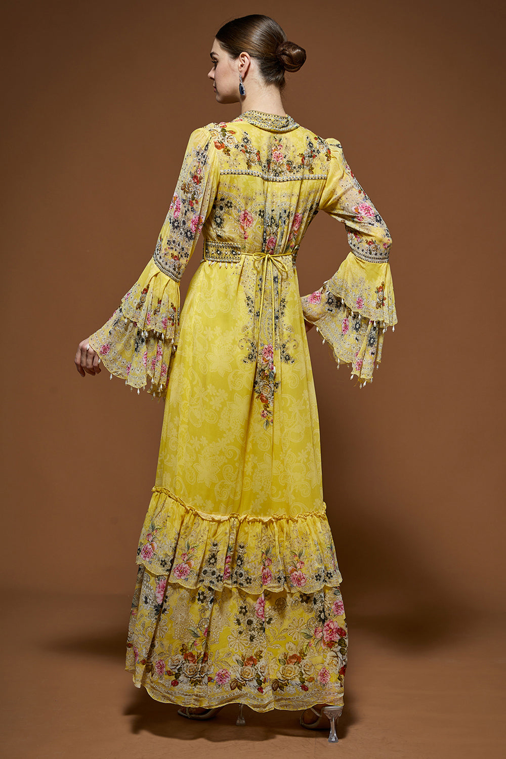 Lime Yellow Kaftan