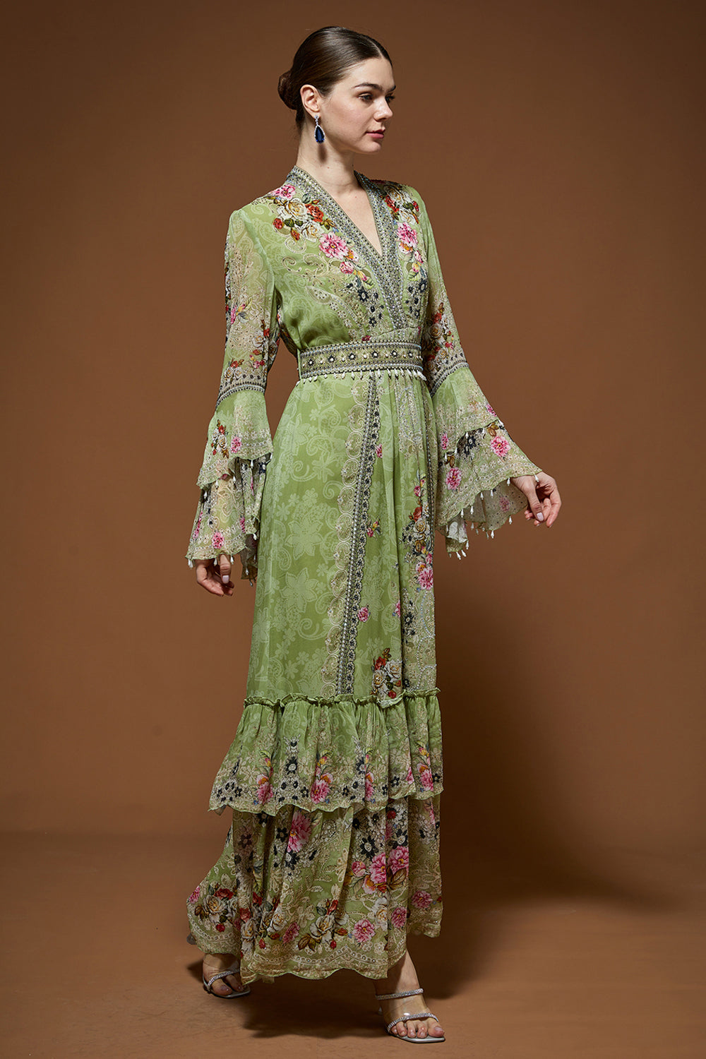 Pale Green Kaftan