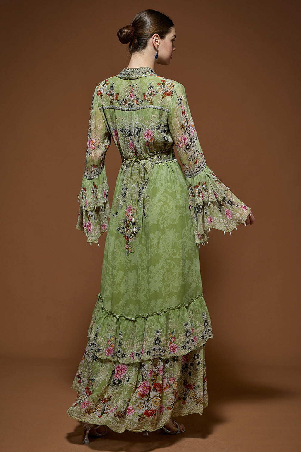 Pale Green Kaftan