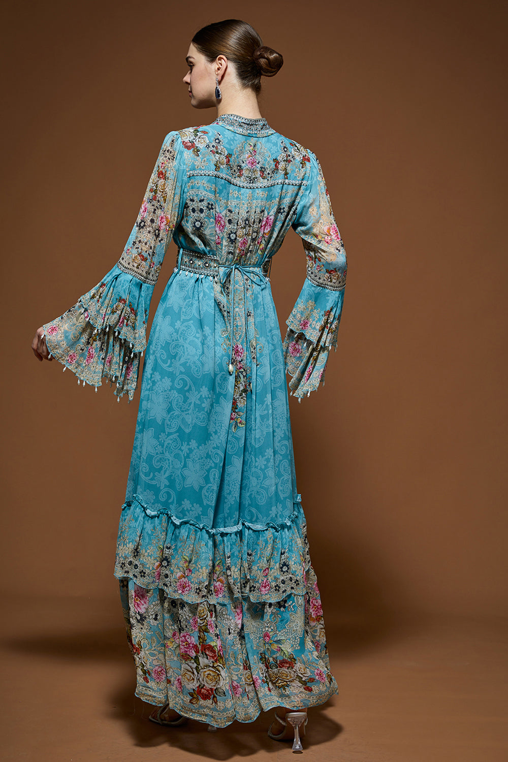 Pale Aqua Kaftan