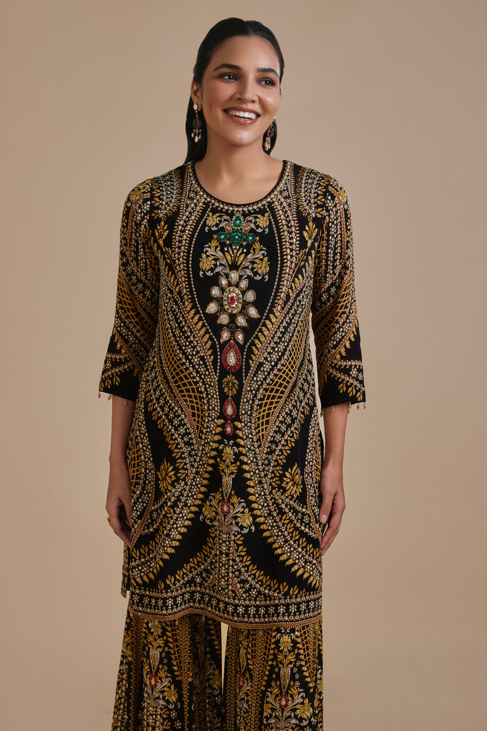 Bejewelled Sharara Set