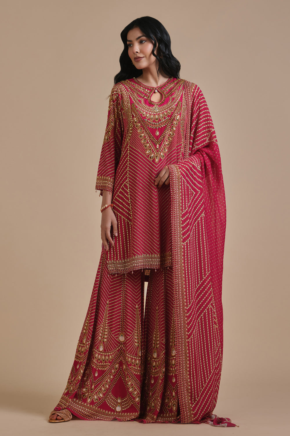 Bejewelled Sharara Set