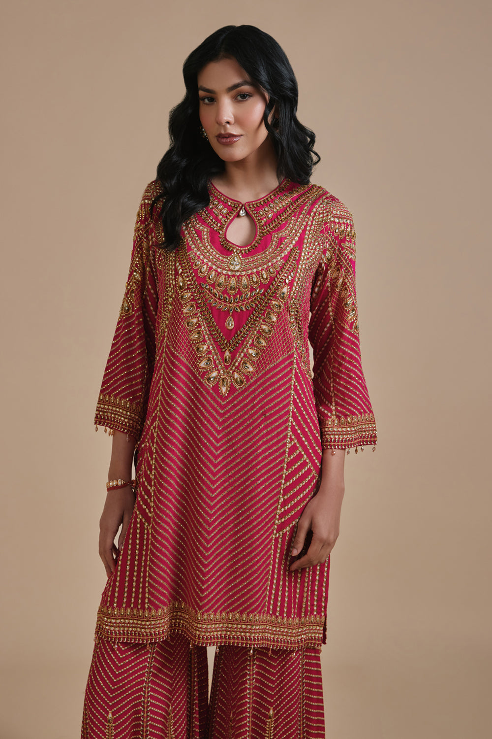 Bejewelled Sharara Set