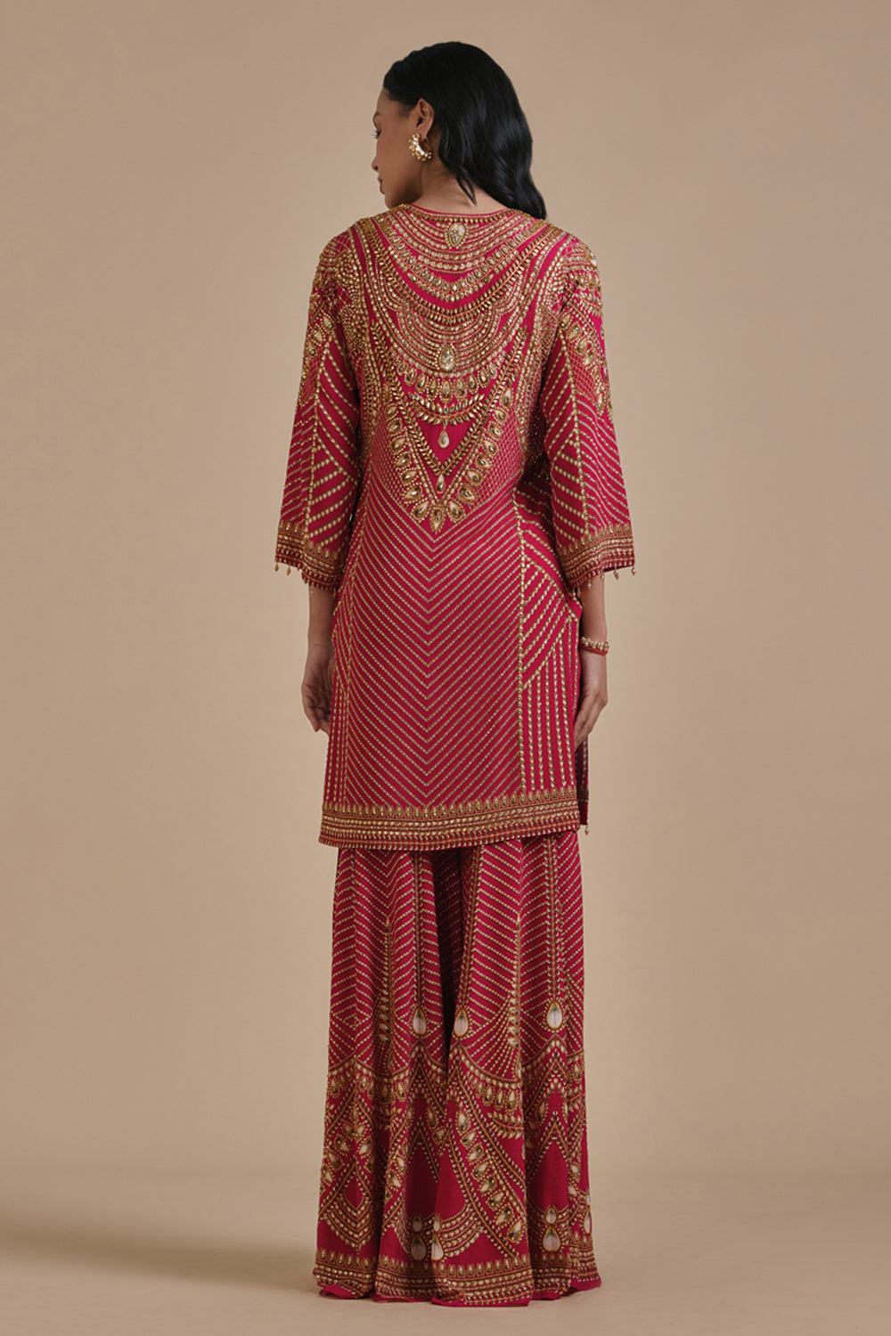 Bejewelled Sharara Set