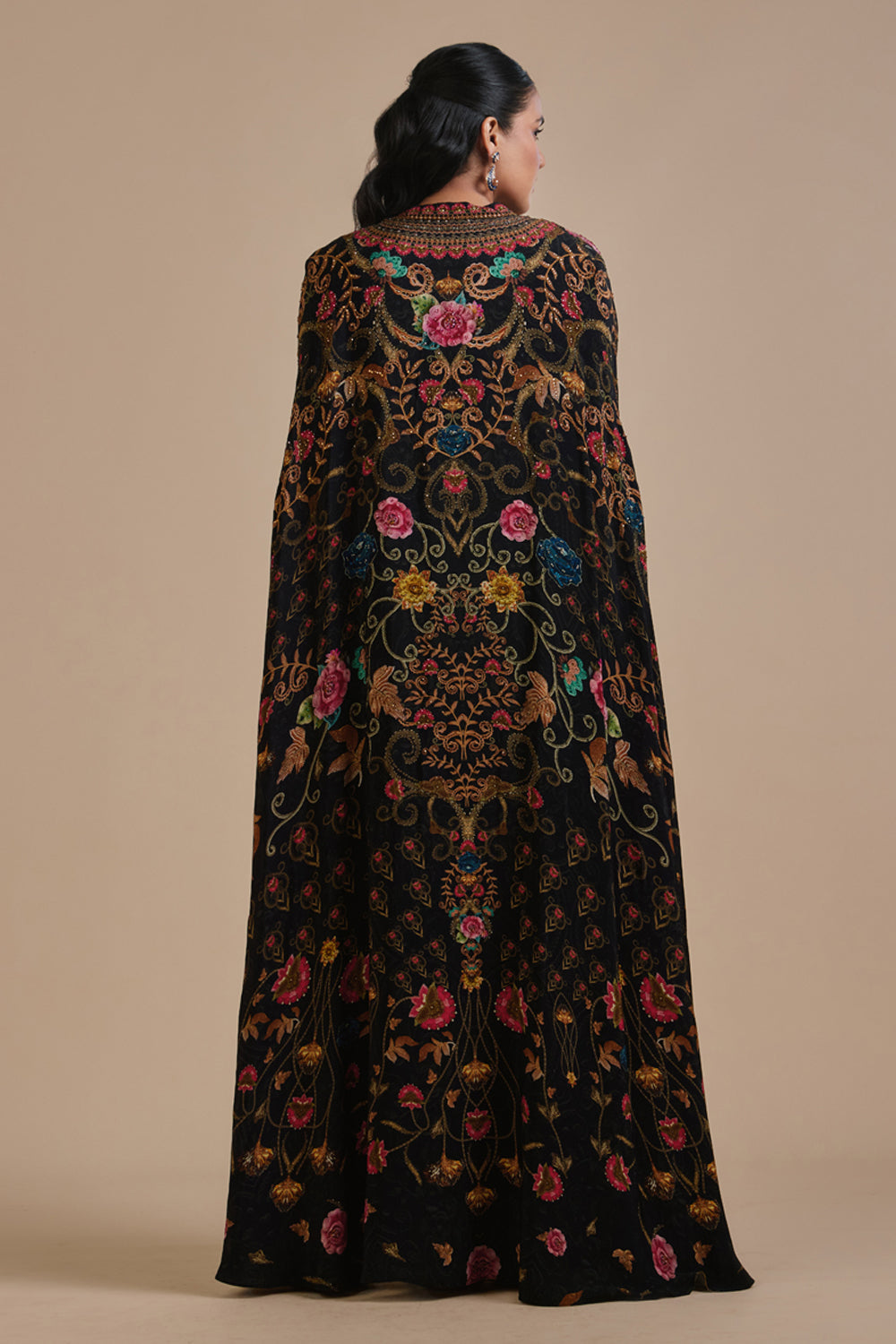 Zahra Cape Kaftan Gown