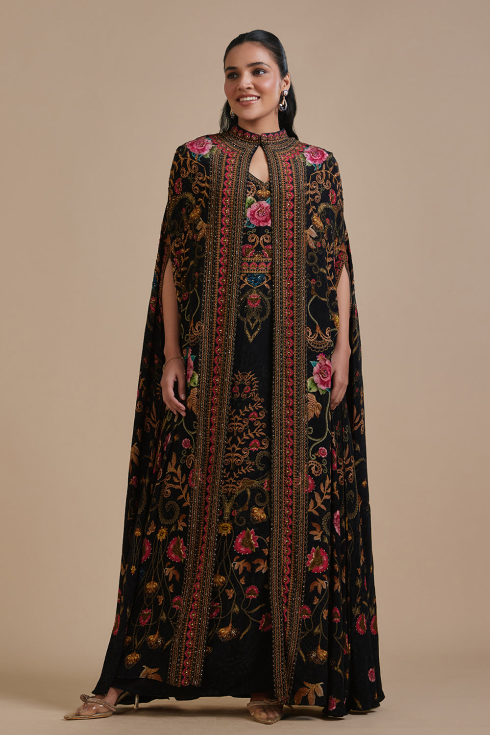 Zahra Cape Kaftan Gown