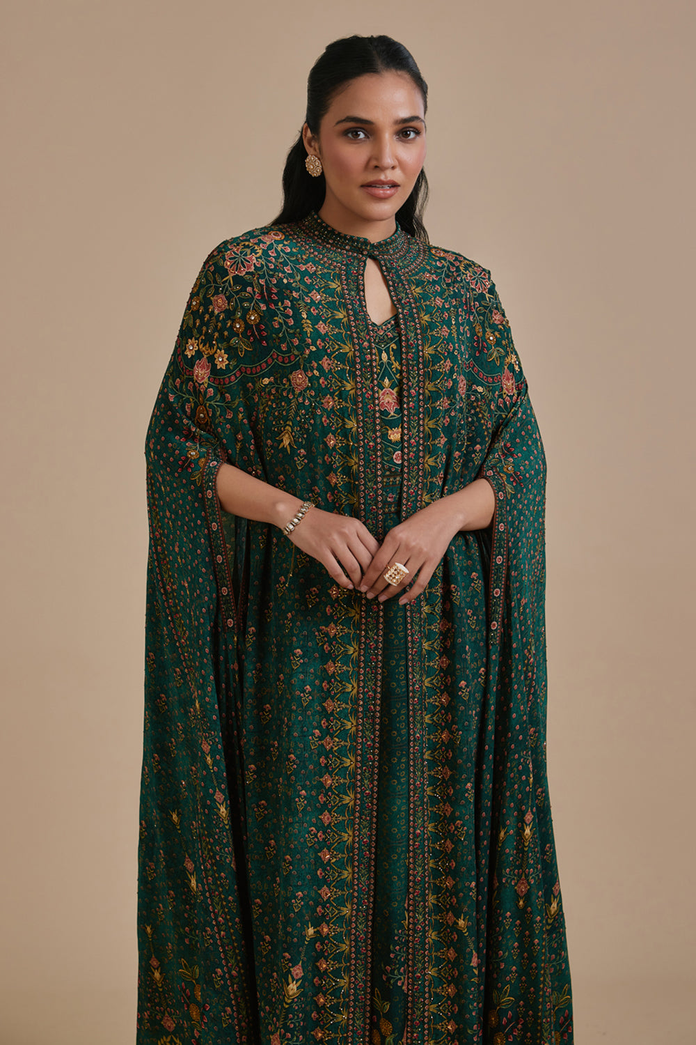 Zarokha Cape Kaftan Gown