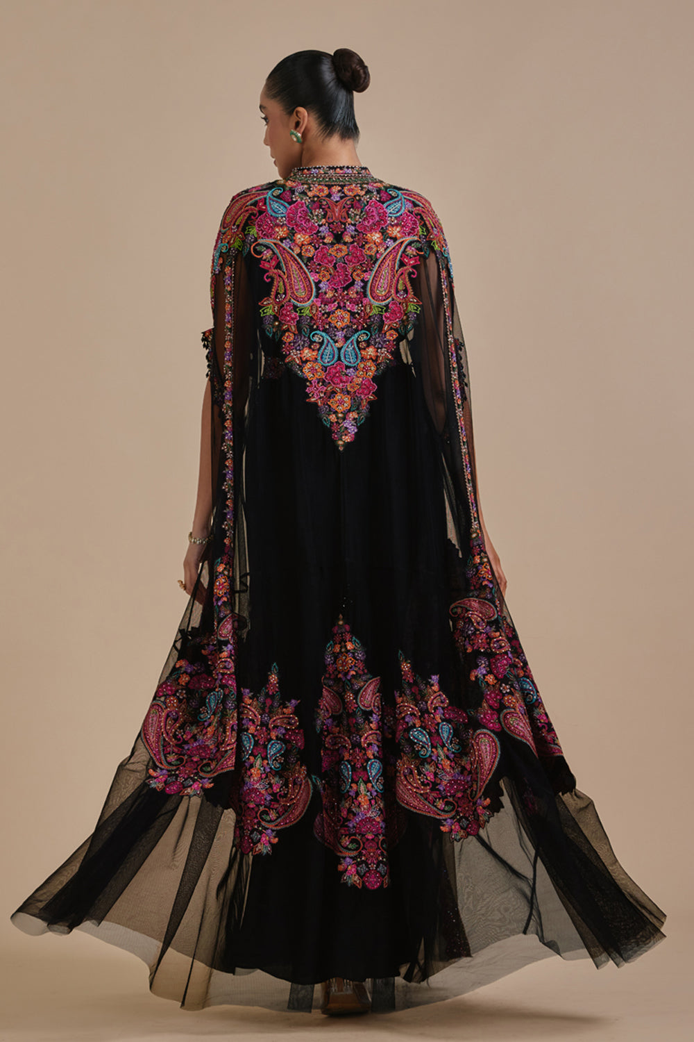 Fustan Cape Kaftan Gown