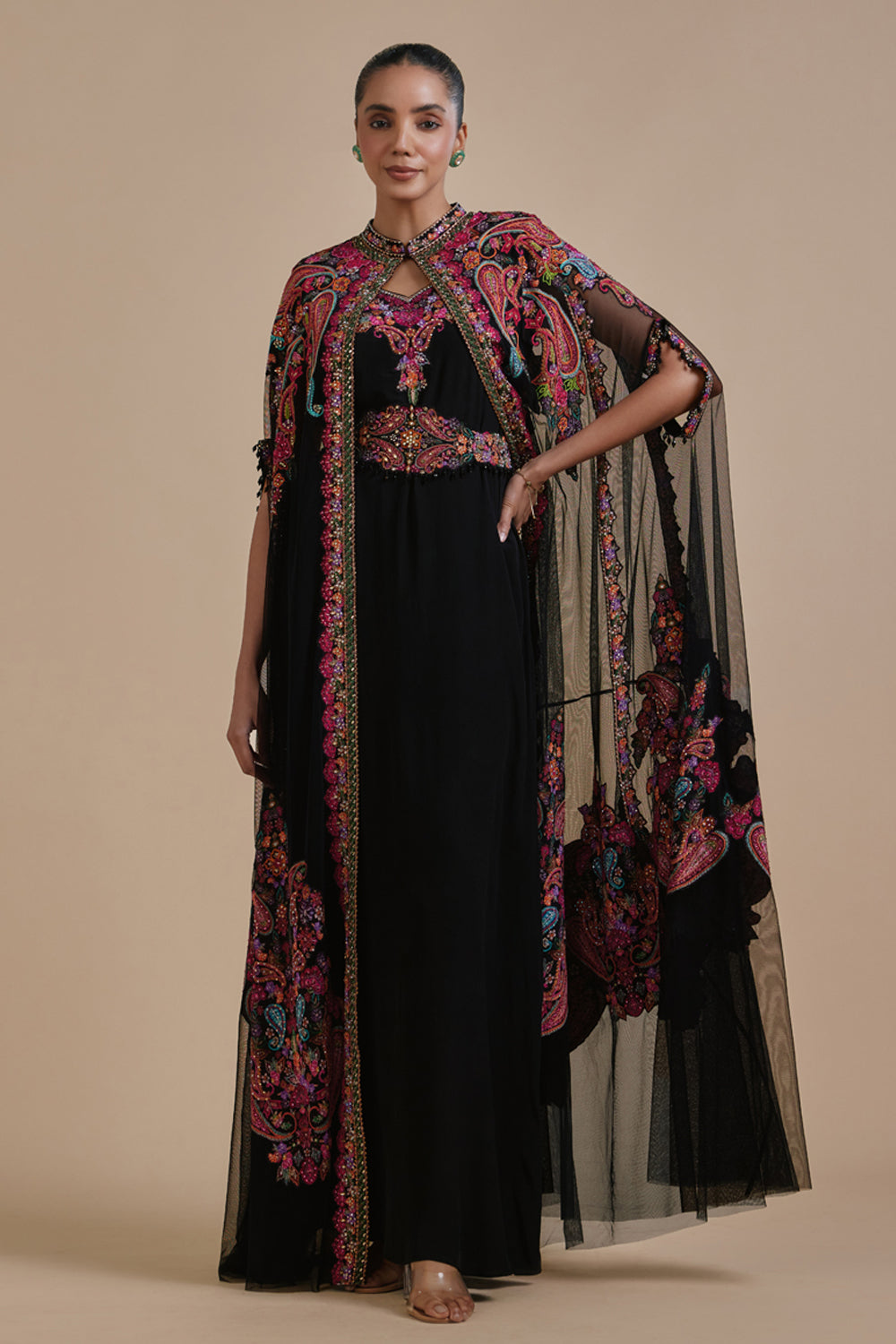 Fustan Cape Kaftan Gown