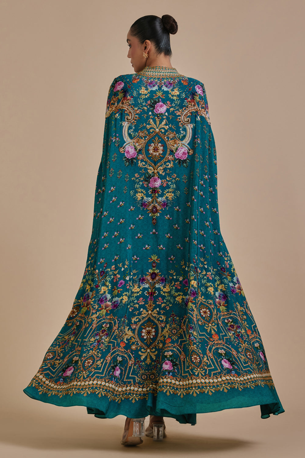 Hawa Cape Kaftan Gown