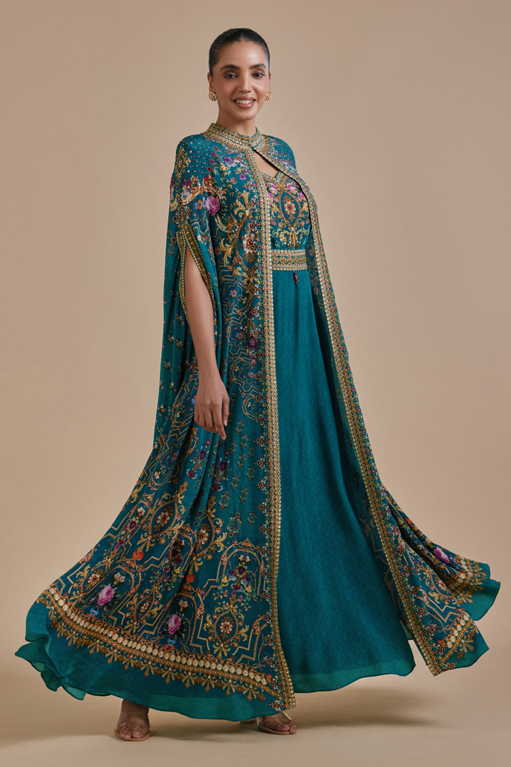 Hawa Cape Kaftan Gown