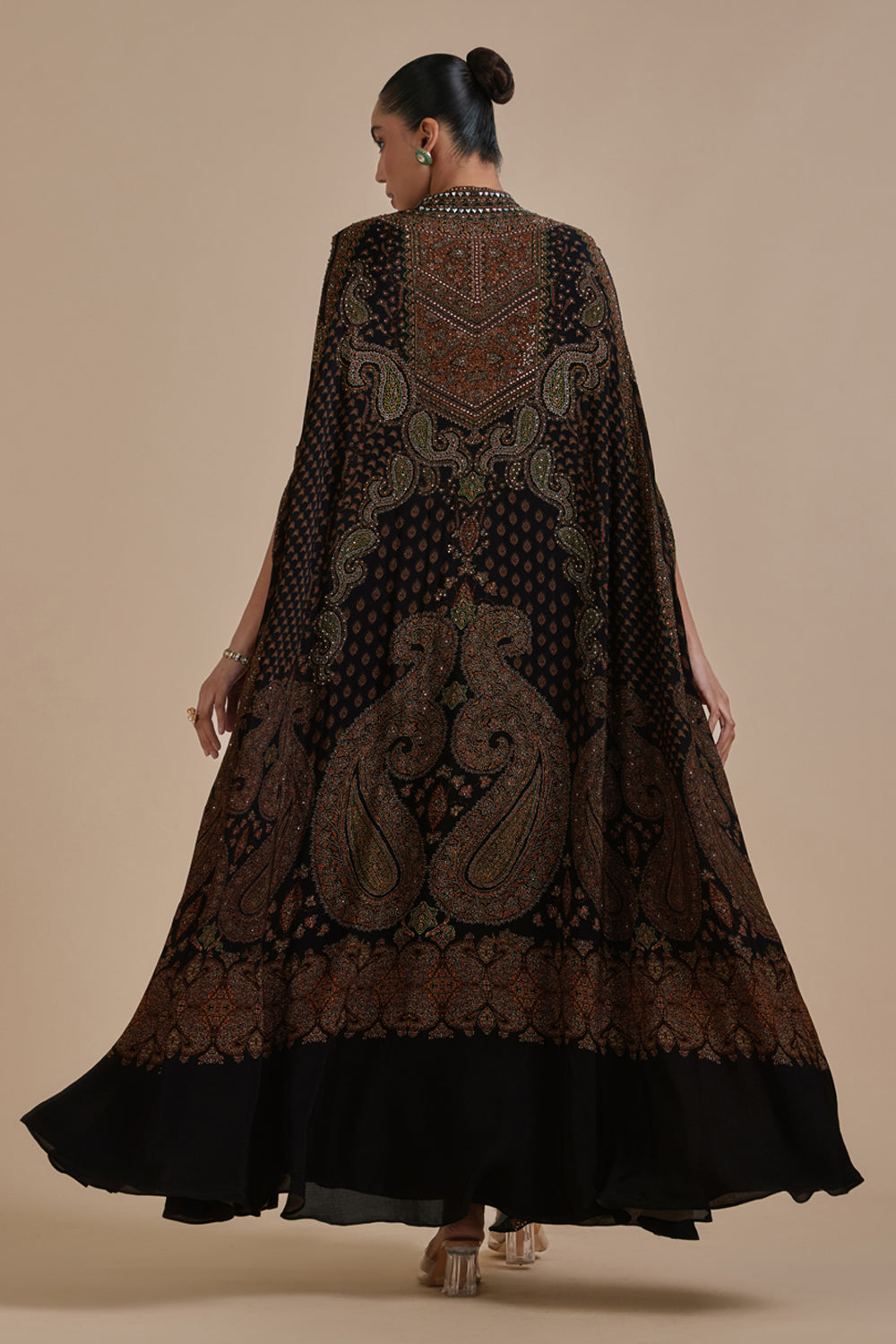Raqiq Cape Kaftan Gown