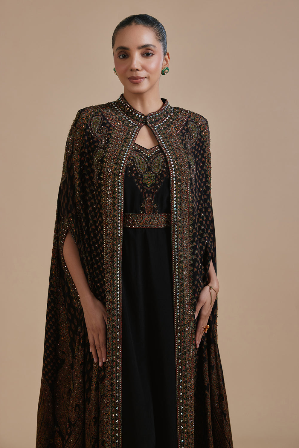 Raqiq Cape Kaftan Gown